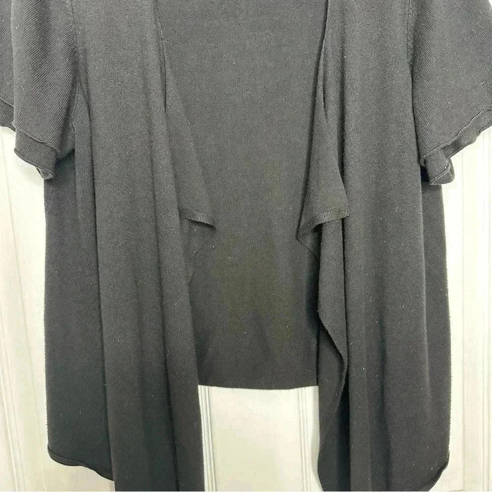 Reitmans Cardigan Flowy Black Size 1X - Picture 2 of 16